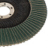 Круг лепестковый торцевой КЛТ1 для УШМ, LugaAbrasiv, диаметр 150 мм, посадочный диаметр 22 мм, зерн ZK80, шлифовальный - фото 2