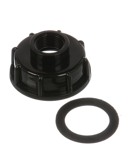 Крышка на еврокуб 3/4&quot;, 60 мм, пластик, СантехКреп, 4.5.2.10.