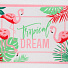 Кармашек текстильный «Tropical Dream» 3 отделения, 20х56 см, 3827148 - фото 4