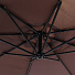 Зонт садовый 3х3х2.5 м, коричневый, со стальной опорой, Green Days, Laguna - фото 8
