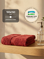 Полотенце банное 100х150 см, 100% хлопок, 450 г/м2, Канни, Silvano, бордо, Узбекистан - фото 5