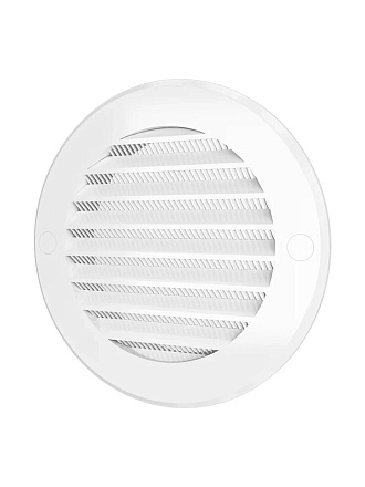 Решетка вентиляционная пластик, установочный диаметр 100 мм, с сеткой, ERA, 10РКС