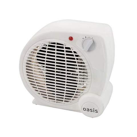 Тепловентилятор Oasis, 1 секция, напольный, 2 кВт, 20 м2, белый, SG-20R
