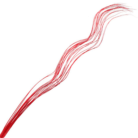Цветок искусственный декоративный Тинги Ветвь, 150 см, красный, JC-7229