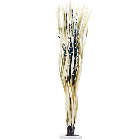 Цветок искусственный декоративный Тинги Композиция, 150 см, черно-белый, Y4-4917