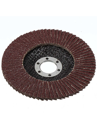 Круг лепестковый торцевой шлифовальный, Targ, диаметр 125 мм, посадочный диаметр 22.2 мм, зернистость P60, 663405