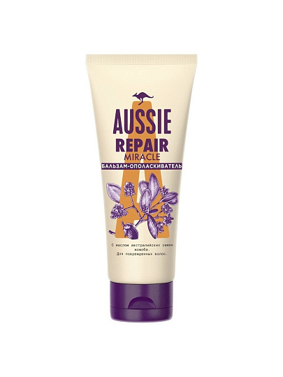 Бальзам-ополаскиватель для поврежденных волос, Aussie, Repair Miracle, 200 мл