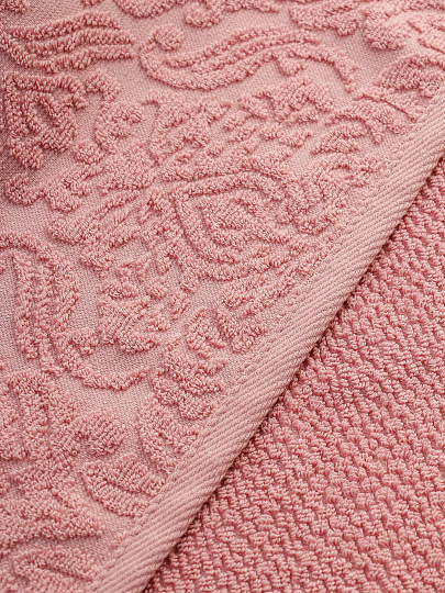 Полотенце банное 50х90 см, 100% хлопок, 450 г/м2, жаккард, Вензель-2 6600, Авангард, жимолость, 171, Россия