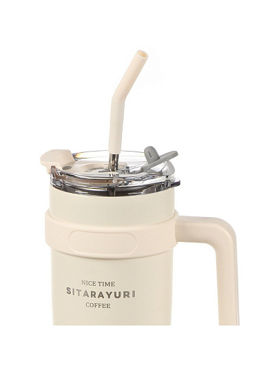 Термокружка нержавеющая сталь, 1.2 л, с ручкой, Y4-9328