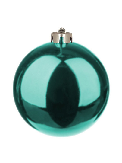 Елочный шар голубой, 12 см, SYQA-0122357