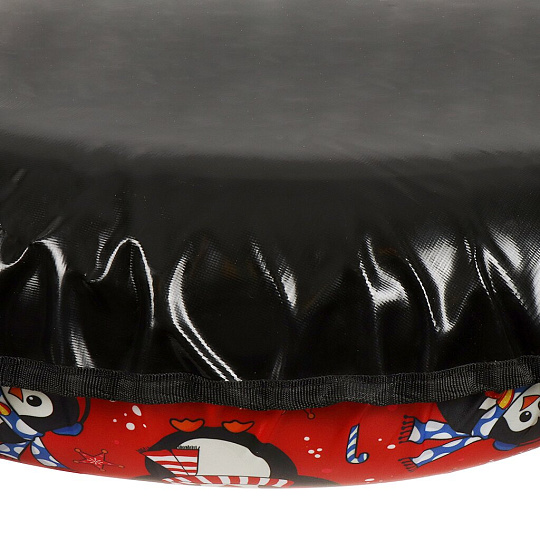 Санки-ватрушка Fani Sani, Пингвин, 80 см, 80 кг, с буксировочным тросом, с ручками