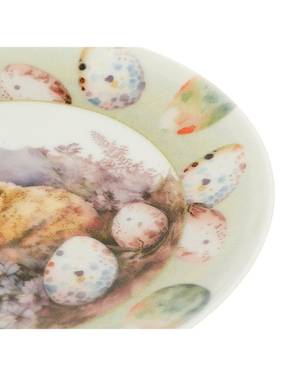 Тарелка десертная, фарфор, 20 см, круглая, Универсал Весна, Добрушский фарфоровый завод, 4С2347Ф34