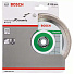 Диск отрезной алмазный Bosch, Standart for Ceramic, 125 мм, сухой/влажный рез, 2608602202 - фото 2
