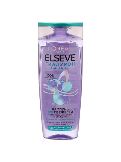 Шампунь L'Oreal Paris, Elseve, Гиалуроновый баланс, 250 мл