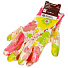 Перчатки нейлон, нитриловый облив, цвет в ассортименте, европодвес, Цветочек - фото 3