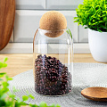 Банка для сыпучих продуктов, стекло, 0.8 л, с крышкой, Y4-4788 - фото 5