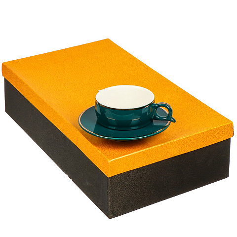 Набор чайный керамика, 12 предметов, на 6 персон, 180 мл, Изумруд, Y4-6610, подарочная упаковка