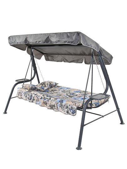 Качели садовые 3-местные, 231х126х147.8 см, 210 кг, Olsa, Ника, подушка, с1803, металл