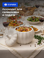 Горшок для запекания керамика, 0.68 л, 12х12х11см, Daniks, Тыква, Y4-7975 - фото 5