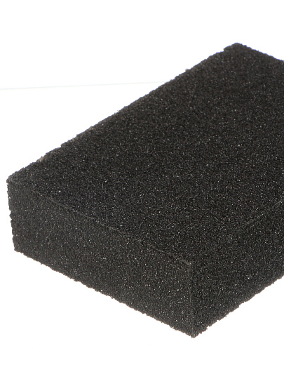 Шлифовальная губка зернистость P60, 100 х 70 х 25 мм, средняя жесткость, Bartex