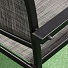 Мебель садовая Green Days, Элиза, черная, стол, 150х90х70 см, 4 стула, 120 кг, YTCT017-1 - фото 4