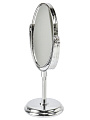 Зеркало настольное, 15.5х27.8 см, круглое, на ножке, хром, Y4-11321 - фото 3
