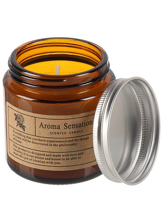 Свеча ароматическая, 6.5х6.6 см, в банке, в ассортименте, Бамбук, воск, А030144