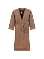 Халат унисекс, вафельный, 100% хлопок, кофейный, L-XL, 48-50, Barkas, AI-0106011