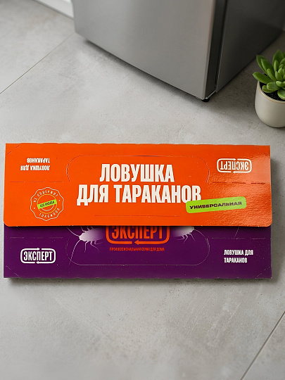 Инсектицид от тараканов, ловушка, липкая пластина, Эксперт