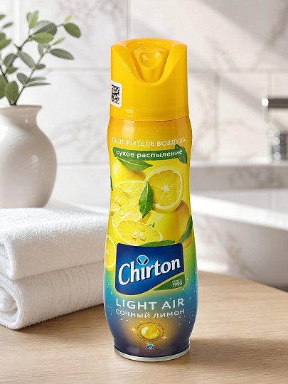 Освежитель воздуха Chirton, 300 мл, Light Air Сочный лимон, сухое распыление