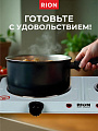 Плита электрическая Rion, 2000 Вт, 2 конфорки, спираль, эмаль, механическая, переключатель поворотный, белая - фото 7