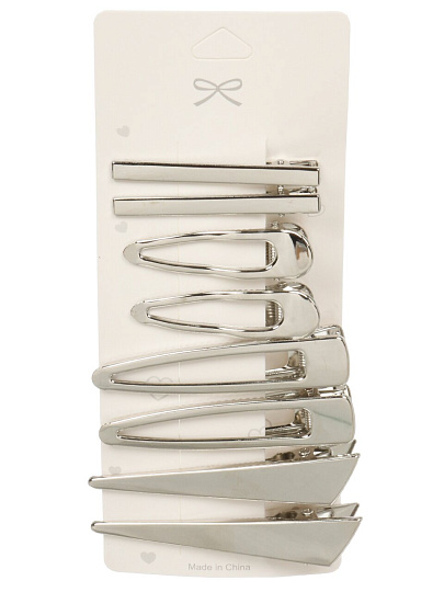 Набор заколок, 8шт, золото/серебро, A110092