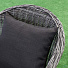 Мебель садовая Green Days, Элит Премиум, графит, стол, 118х118х75 см, 4 кресла, подушка черная, CYH1830W - фото 6