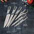 Набор ножей 7 предметов, 20, 20, 12.5, 20, 9 см, серый, нержавеющая сталь, рукоятка пластик, с подставкой, пластик, Daniks, Aura, S-K42635-T7G - фото 16