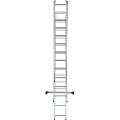 Лестница приставная, 3 секции, 12 ступеней, алюминий, 3 м, 150 кг, Новая высота, NV 1230, 1230312 - фото 17