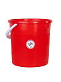 Ведро пластик, 7 л, красное, пищевое, со сливом, Sparkplast, IS400010/3