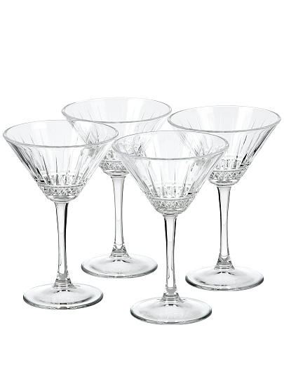 Бокал для шампанского, 220 мл, стекло, 4 шт, Pasabahce, Элизия, 440328B