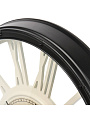 Часы настенные, 44 см, круглые, стекло, пластик, черно-белые, A250066 - фото 2