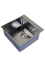 Мойка кухонная врезная, Mixline, Pro, 500х500 мм, (2,0) вып 3 1/2 20см с сифоном (сатин) - фото 5