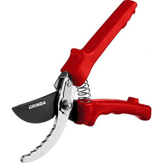 Секатор 200 мм, 15 мм, лезвие плоскостное, Grinda, G-31, рукоятка пластик, 40210_z02