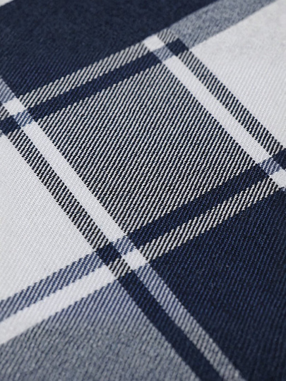 Коврик для пикника 150х135 см, акрил, с ручками, Green Days, Клетка, CA330014.01, синий