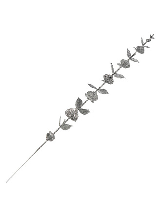 Ветвь декоративная 46 см, серебро, SYCD-2305