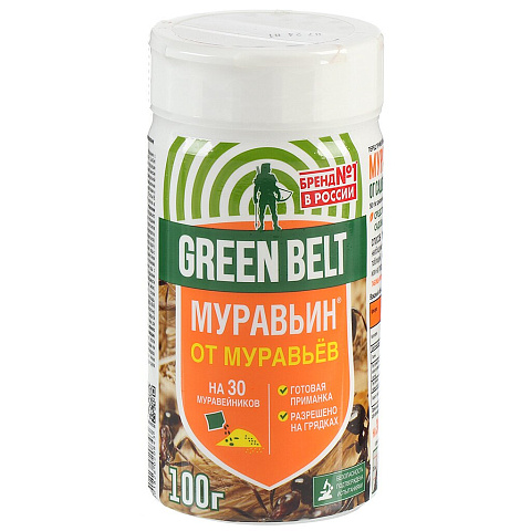 Инсектицид Муравьин, 100 г, туба пластик, Green Belt