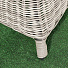 Мебель садовая Green Days, Милтон, бежевая, стол, 118х118х75 см, 4 кресла, подушка бежевая, CYH1944W - фото 12