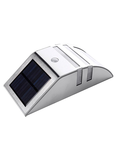 Фонарь садовый Uniel, Sensor USL-F-164/MT170, на солнечной батарее, настенный, 0.3 Вт, металл, 75х17 см