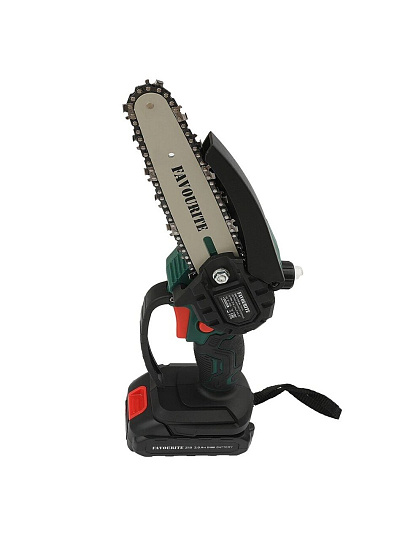 Пила цепная аккумуляторная, Favourite, 21 Вт, длина шины 15 см, шаг цепи 1/4 дюйм, 37 звеньев, OBS 21 TG6 Bx, 2 Ач 2АКБ+ЗУ, 190282216