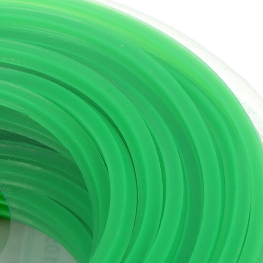 Леска для триммера 3 мм, 50 м, звезда, Bartex, зеленая, блистер