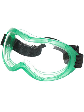 Очки защитные, Сибртех, Панорама, закрытого типа с непрямой вентиляцией, 89168