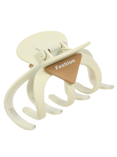 Заколка для волос 10х5 см, пластик, в ассортименте, Y4-11619