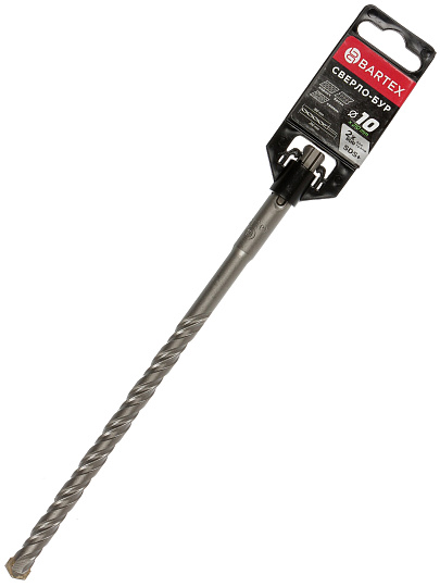 Сверло-бур для перфоратора, Bartex, диаметр 10х150х210 мм, SDS-Plus, KF102017F